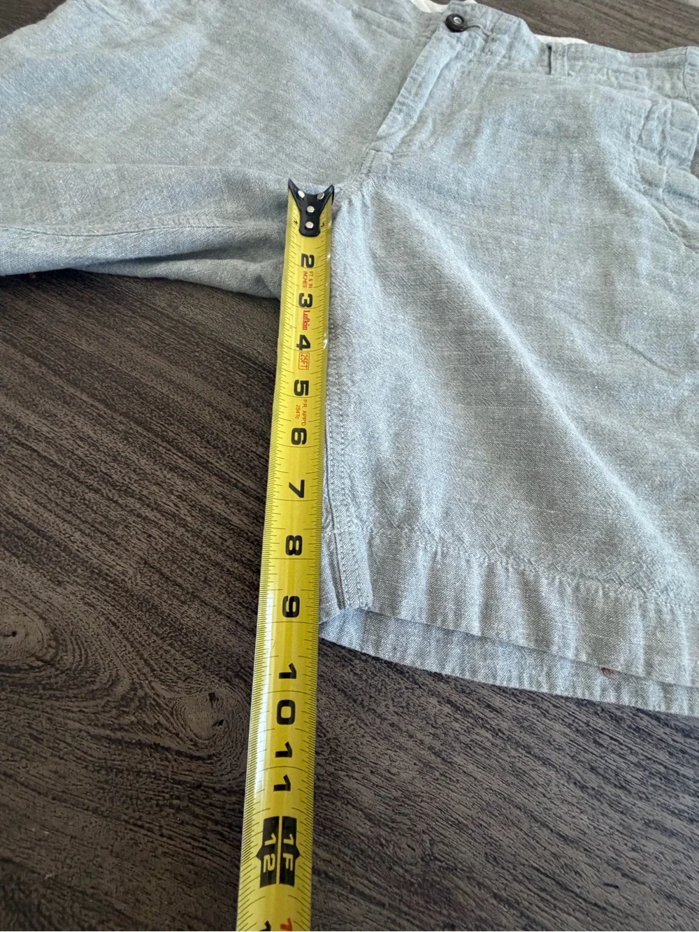 J. Crew Light Gray Flat-Front Linen-Blend Shorts